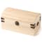 6 Pack: 9" x 5" Ornate Wood Treasure Chest by Make Market®